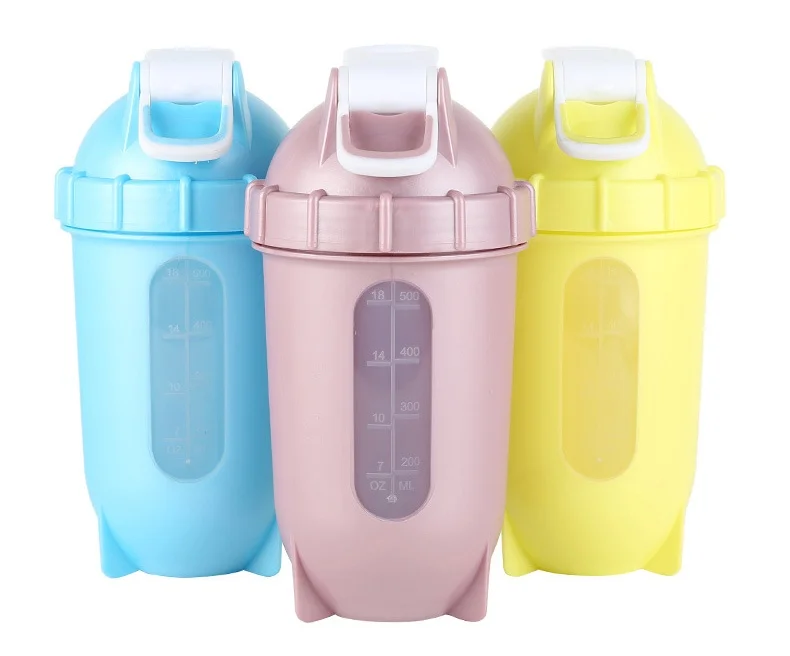 Madou OEM Tritan 6 шт. унисекс спортивный шейкер бутылка с логотипом внутренняя смесь пластиковые бутылки для воды кофе протеин питье
