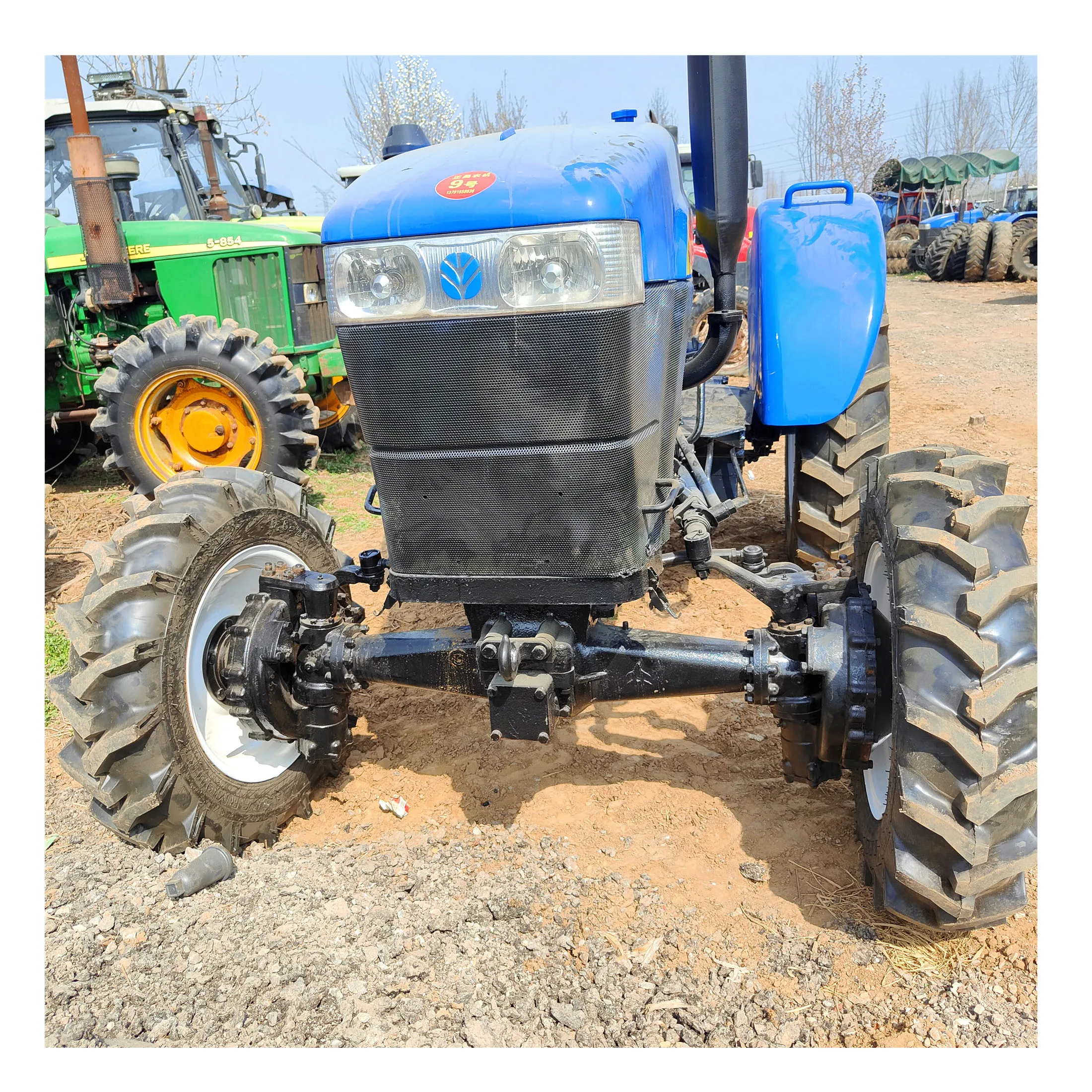 Agricultural Machinery Farm Tractor 50HP 55HP New and Holland Mini Wheel Tractor 2WD 4WD Used Tractor