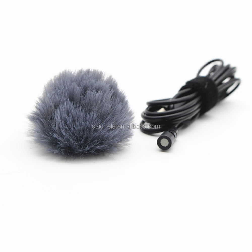 Fur Windscreen Furry Windshield Wind Muff for Lapel Microphone windbubble