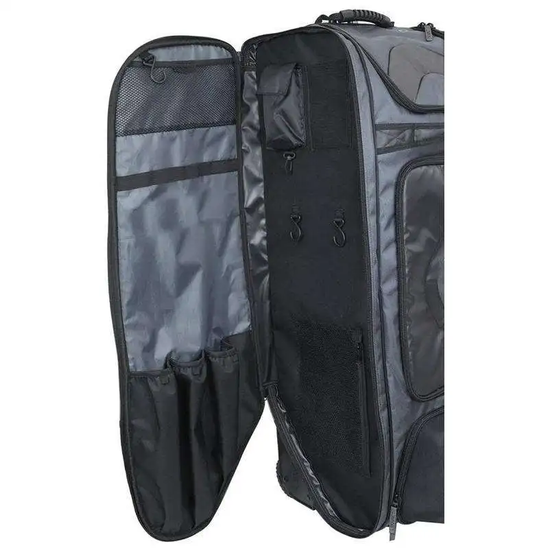 Custom Logo Polyester Baseball Bag with Wheels Base ball Bat Gloves Equipment Storage Bags Roller Sport Softball Accessories Bag