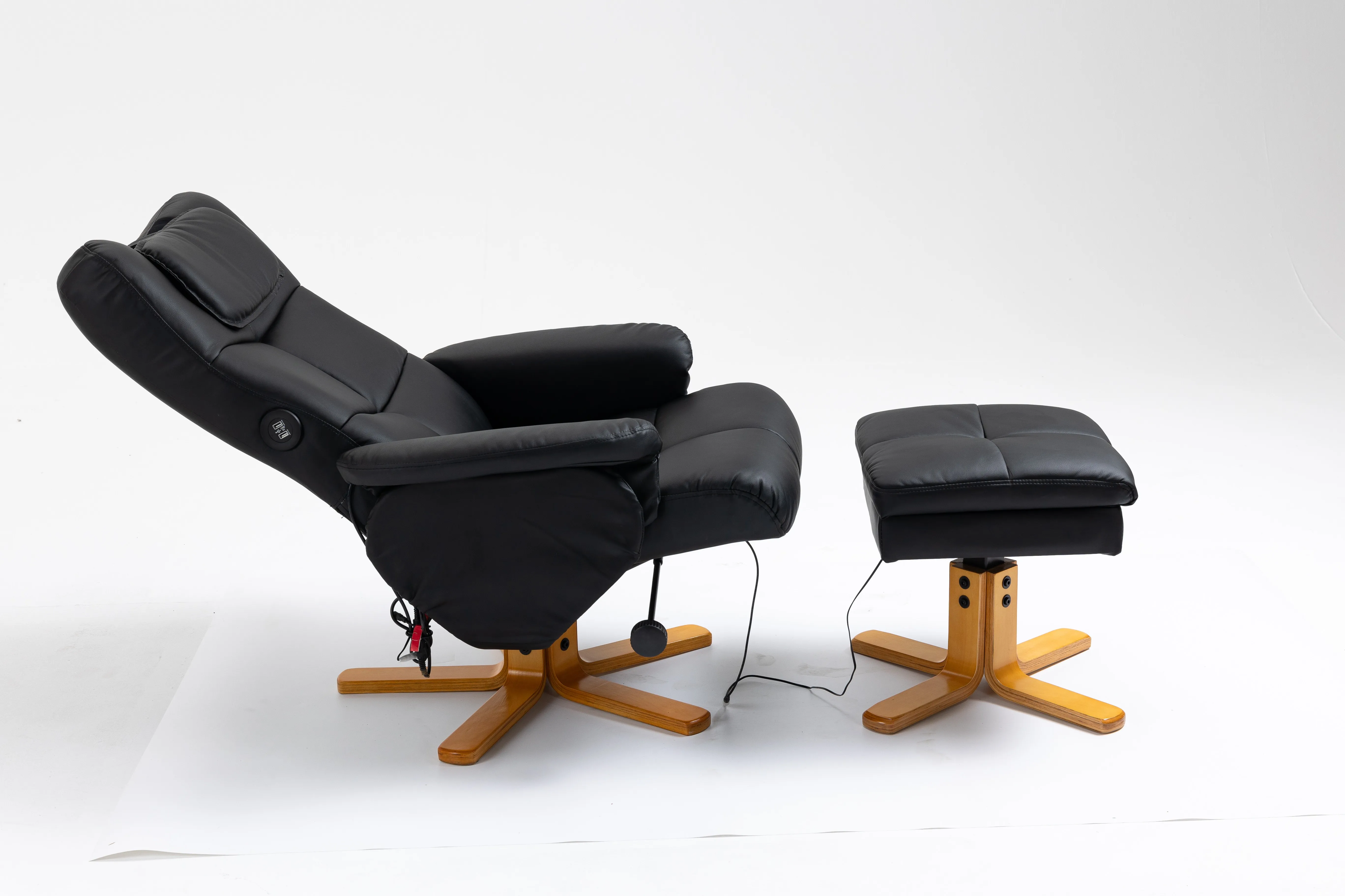 Reclining  massage chair with  APP control and USB charging port .storage function ottoman.specialize!!