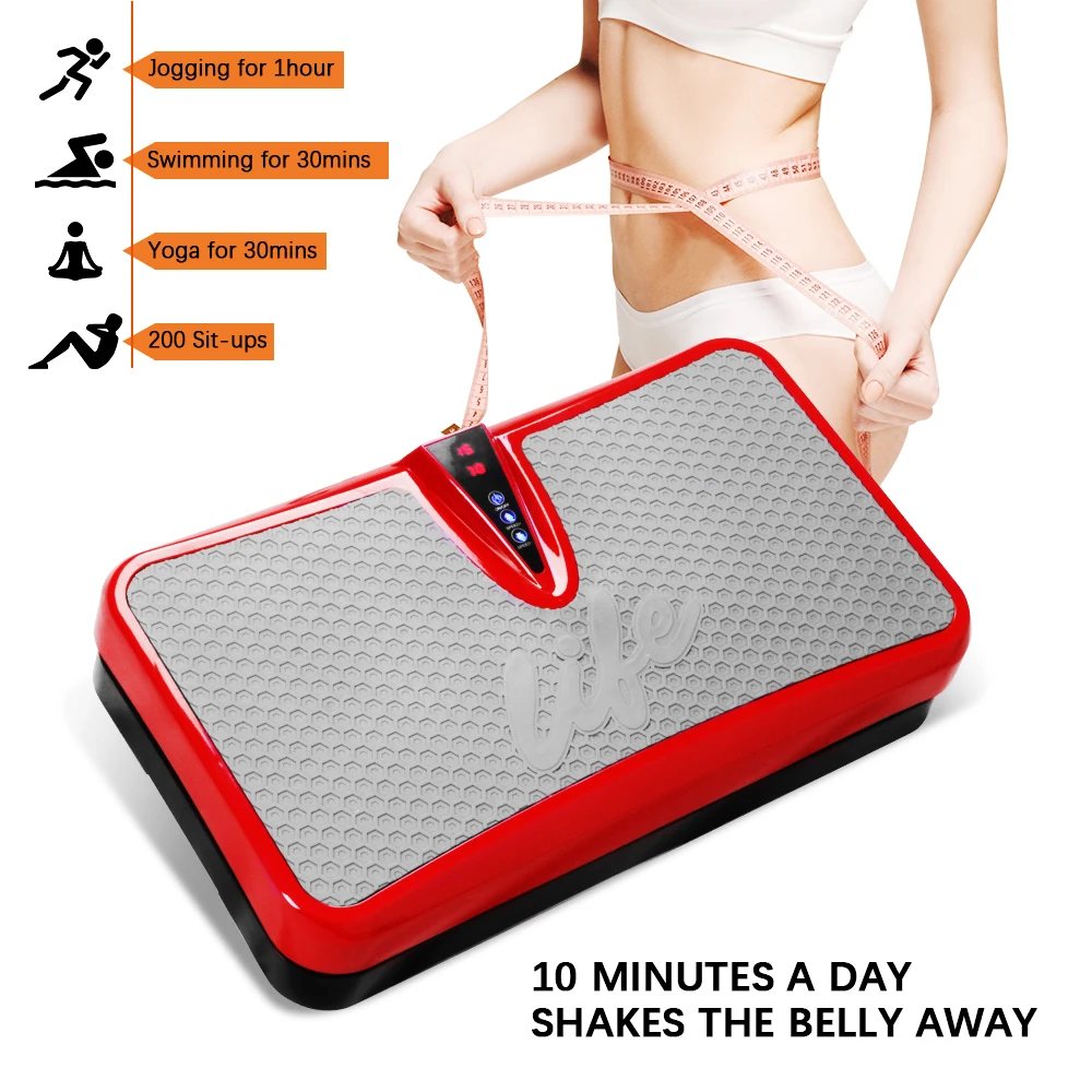 Onetwofit Wholesale Professional Vibrating Gym Equipment Power Fitness Training Platform Vibration Plate Exercise Machine