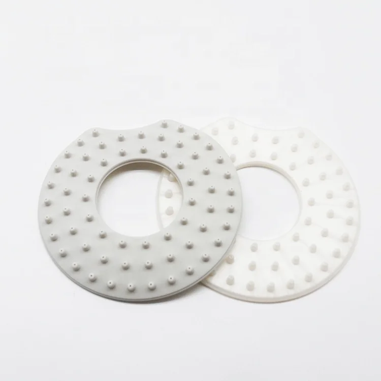 
Custom round shape high temperature resistant silicone dispensing needles rubber nozzle shower head 