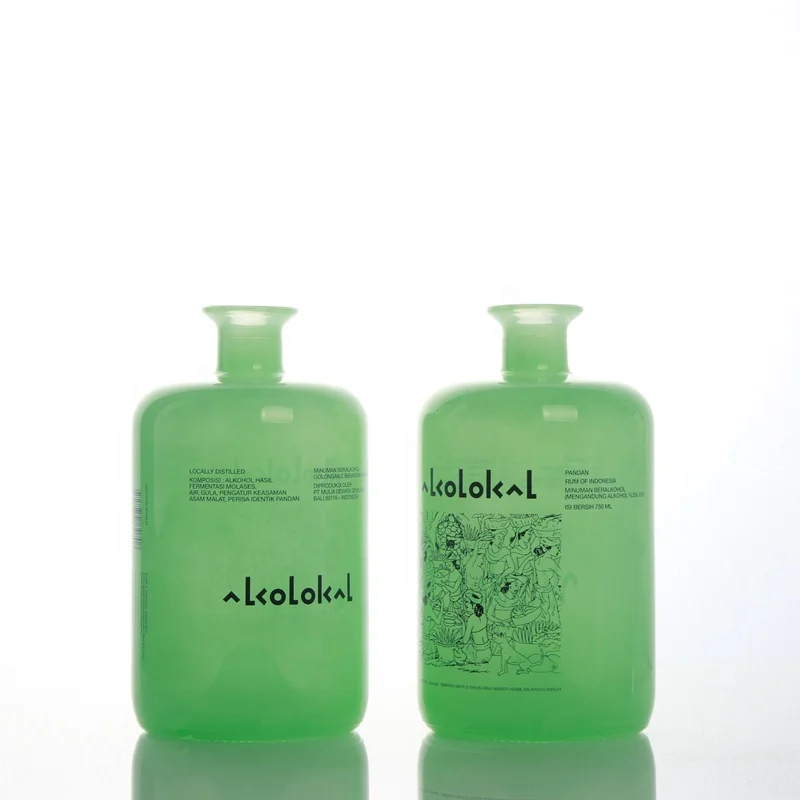 premium custom round 700ml spirits alcohol glass bottle 750ml wholesale glass liquor bottles