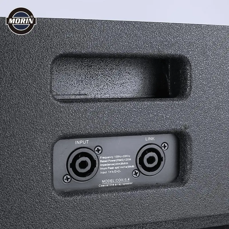 Dual 5 inch line array and 12 inch subwoofer church speakers audio system sound system outdoor professional