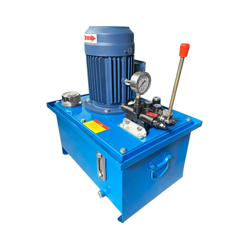 Hydraulic pump station 380V 10 ton cylinder manual valve press baler punching machine wood splitter