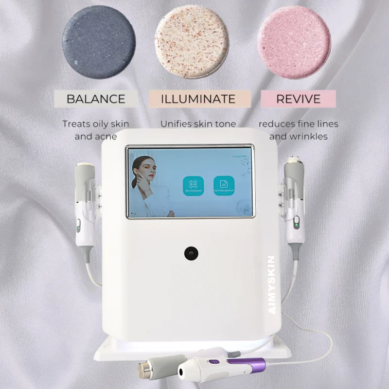 4 In 1 Oxygenation Facial Skin Care Oxygen Capsule Skin Tightening Oxygen Facial Machine BALANCING ILLUMINATING REVIVING Pods