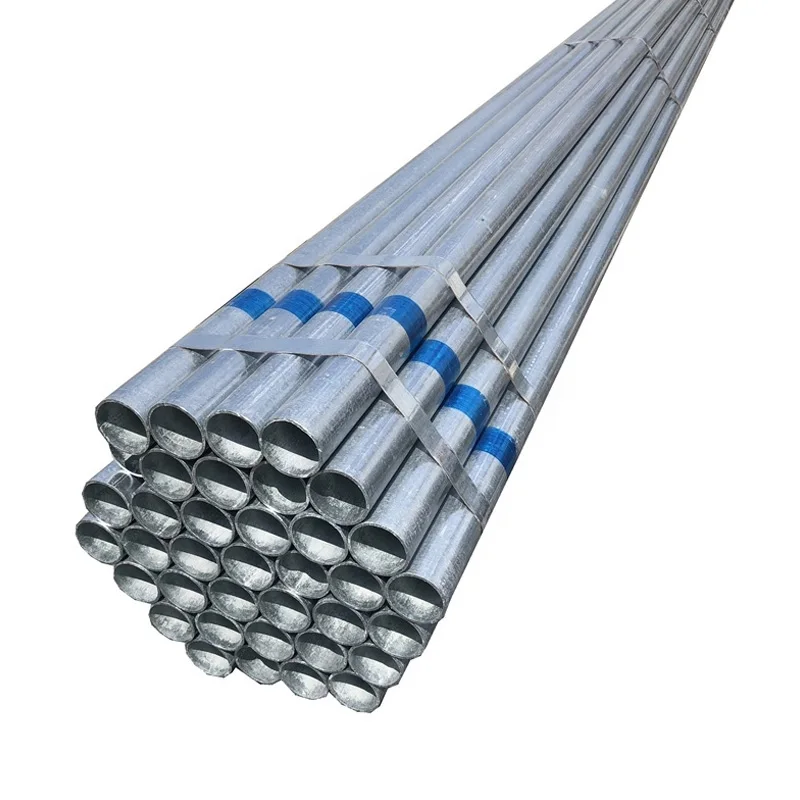 High Standard Q235 Q345 Sch40 Sch80 St37 St42 Round Structural Galvanized Tube For Sale