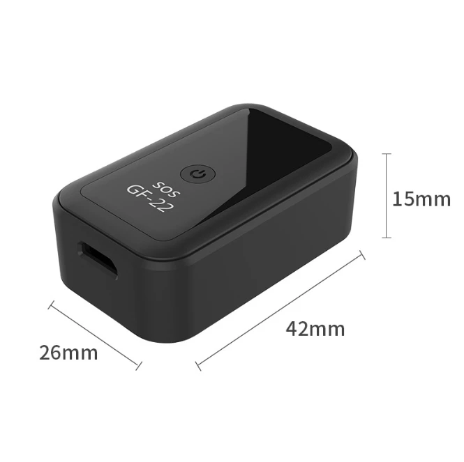 Factory Hot Sale LBS Mode Plastic Control GF22 Mini Car GPS Tracker Anti Theft Real Time Locator with Precise Positioning