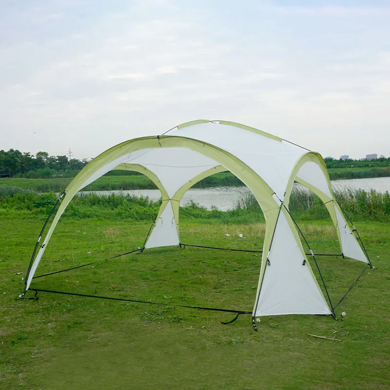 5-8 Person Sports Air Domes Tent for Camping Backyard Sleepovers Beach Festivals Easy Setup with Instant Rain Fly Shelter