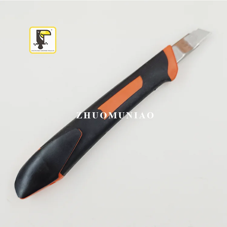 Precision 9MM Cutter Plastic Retractable Pocket Hobby Craft Paper Stationery Sharp Cutting Utility Knife