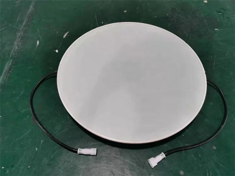 RGB full color charge led pressure sensitive road floor light circle dance floor for market event