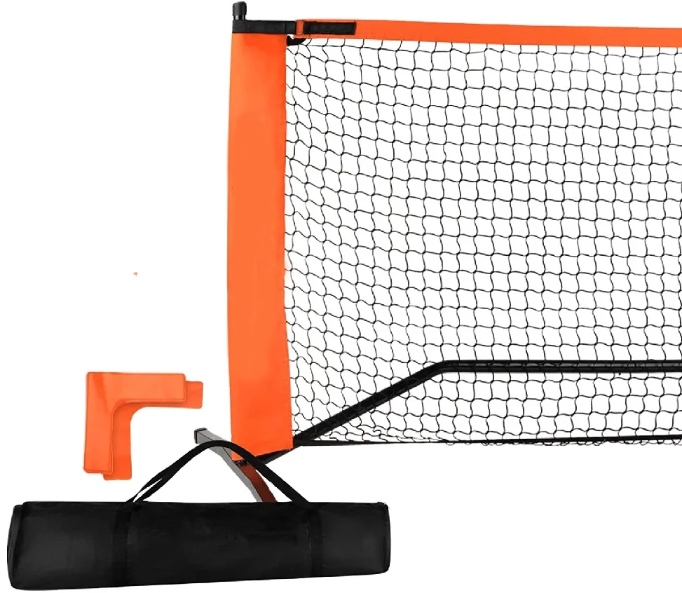 Новинка, Заводская поставка, OEM логотип, железная портативная сеть для пиклбола, набор для занятий спортом на открытом воздухе, 1 шт., приемлемая сеть для пиклбола