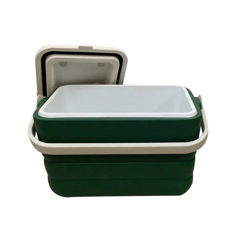 Popular PU Insulation 5L Icebox Camping Outdoor Drink Can Beer Portable Car Freezer Bait Cooler Boxes For Summer