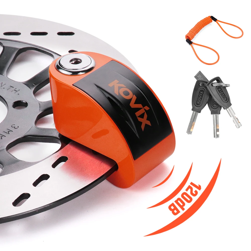 KOVIX electric scooter Motorcycle Bicycle Lock Alarm Safety Padlock Disc alarm disc lock Anti-Theft Motorcycle lock