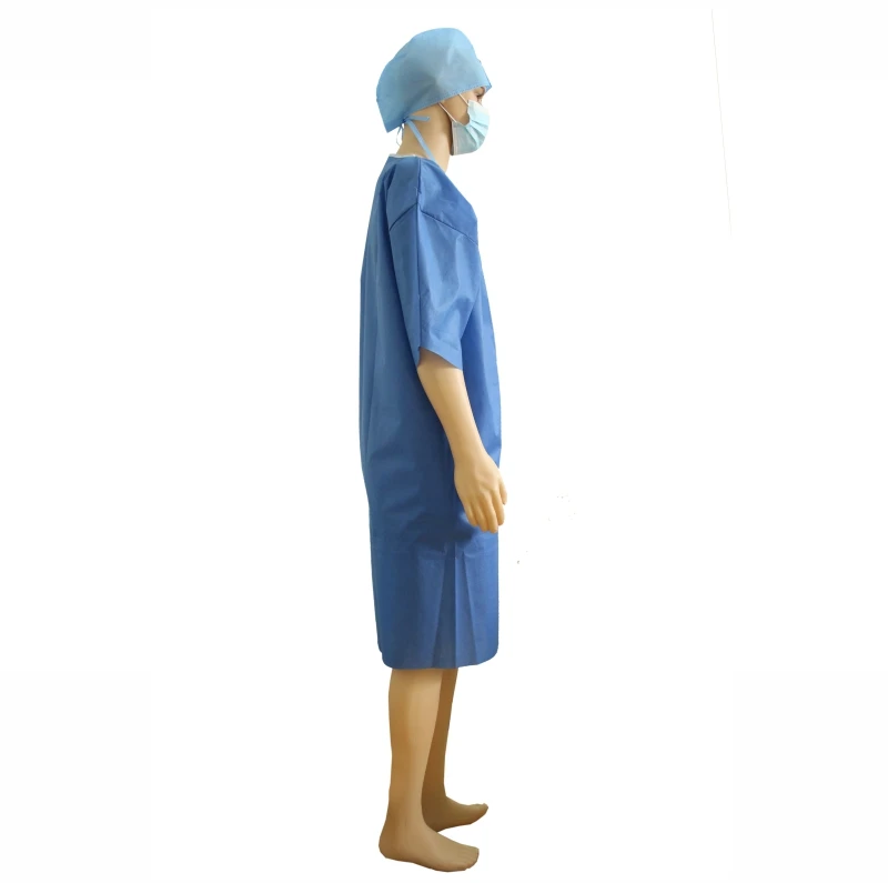 isolation gowns pp/pe sms for hospital high quality non woven fabric surgical gown factory price