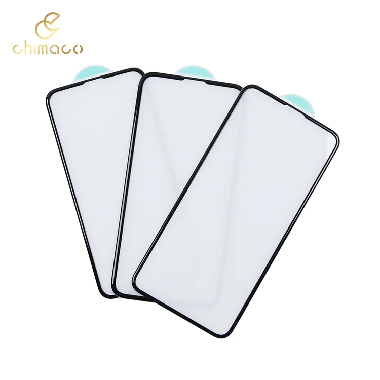 3D Rounded Plastic Edge  Tempered Glass Screen Protector For iPhone 11 12 ProMax