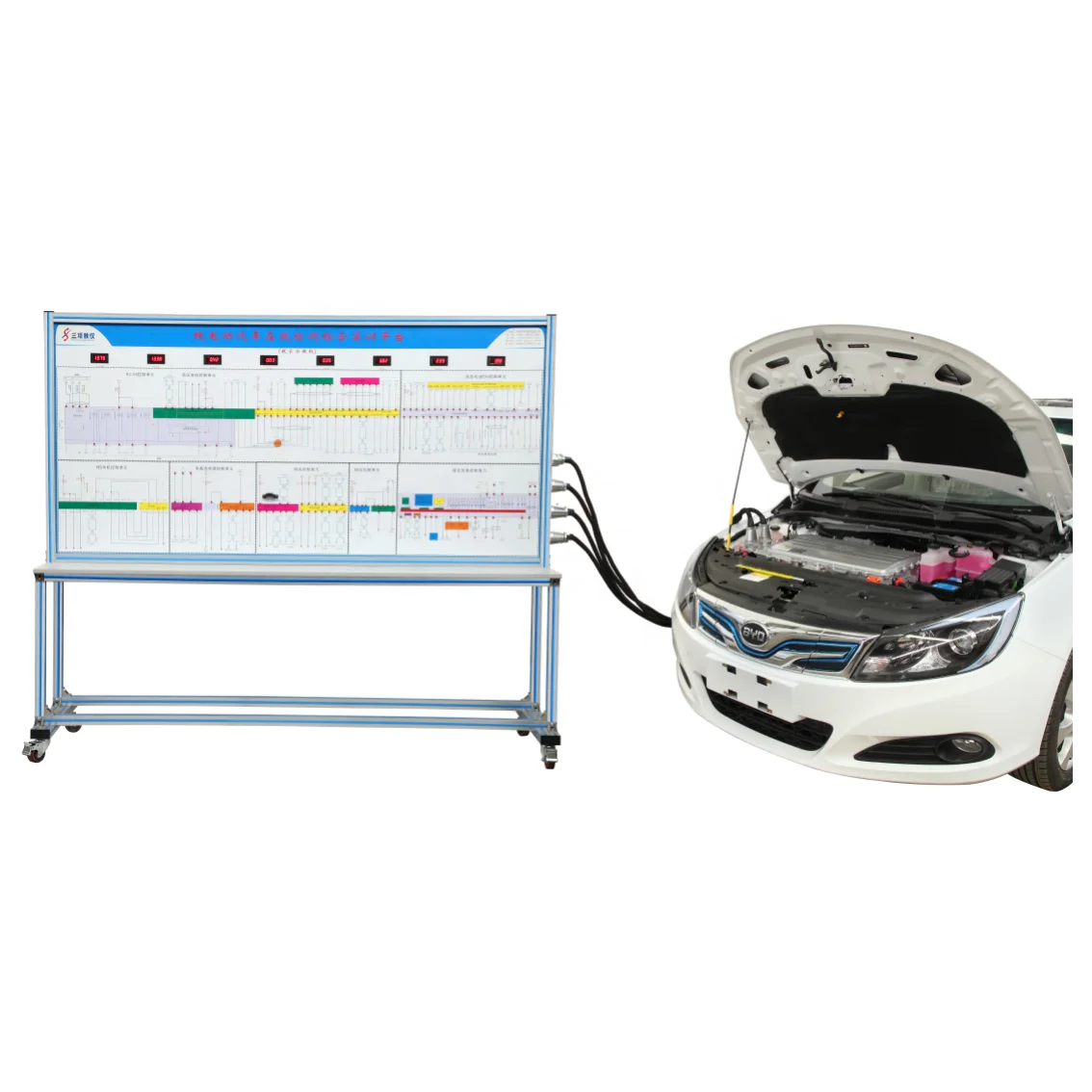 New Energy Vehicle Physical Integration Battery Management System, Drive System Training Platform for  Student