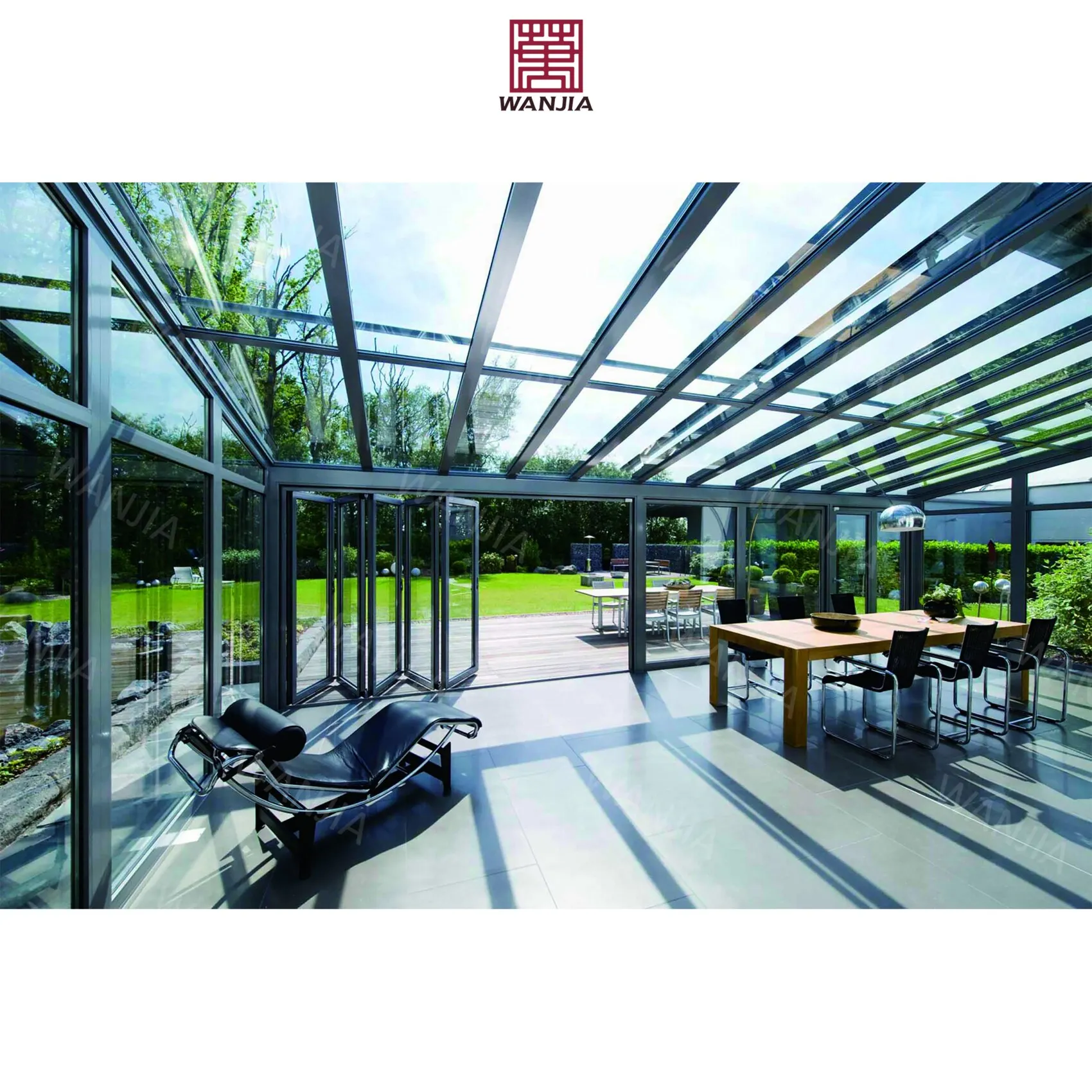 Guaranteed Quality Supplier Solarium Enclosed Porch Conservatory Four Seasons Winter Garden Aluminum Sunroom