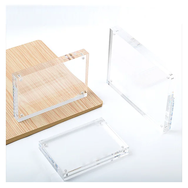 Acrylic Photo Frame Menu Holder Acrylic Display Frame Clear Acrylic Rounded Corners Picture Frame