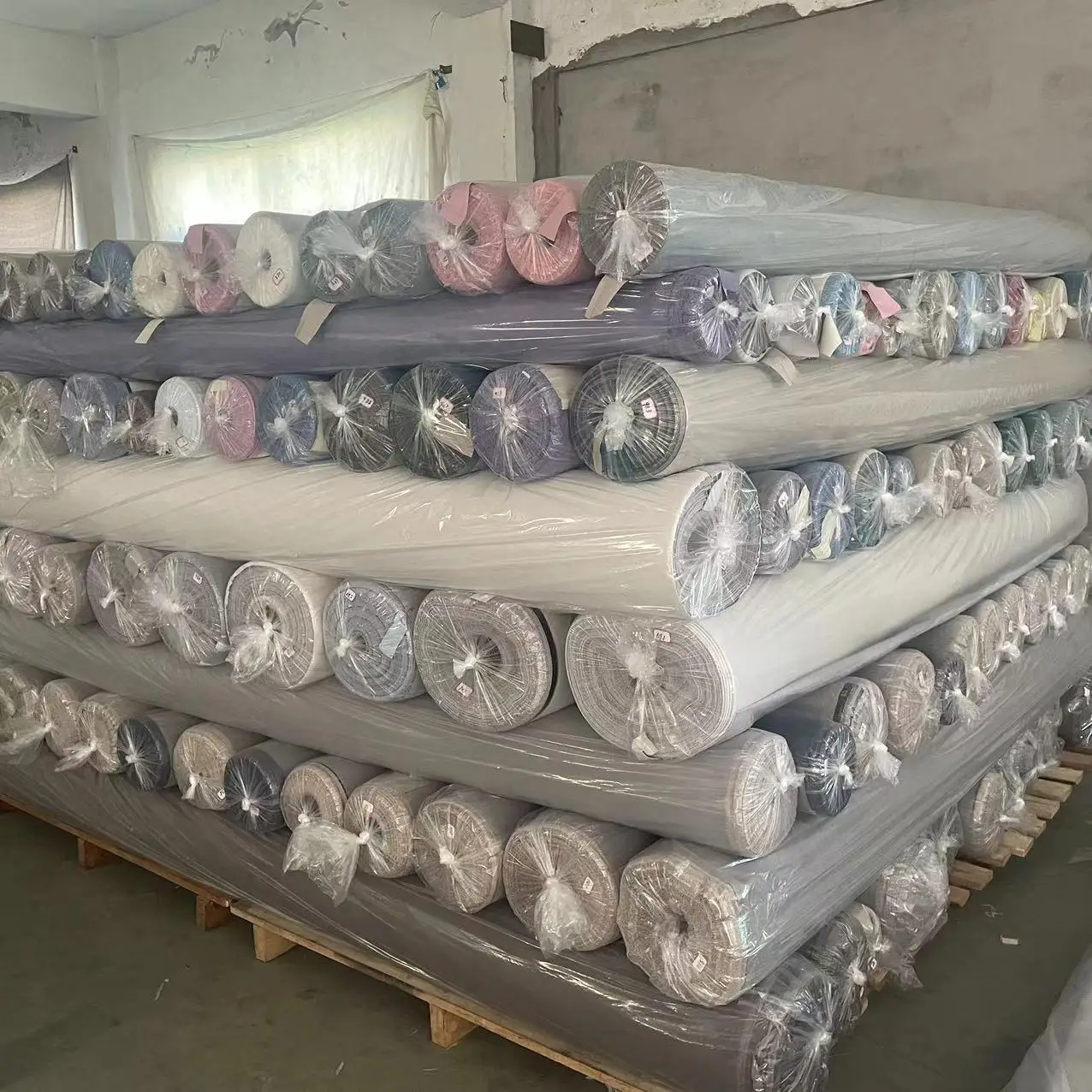 Stock Blackout Curtain Fabric Supplier Dimout Curtain Fabric In Stock Factory From Keqiao