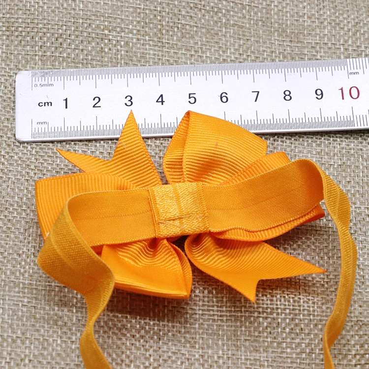 Готово к отправке оптовая продажа аксессуары для волос 20 видов цветов grosgrain ленты лук с эластичными лентами