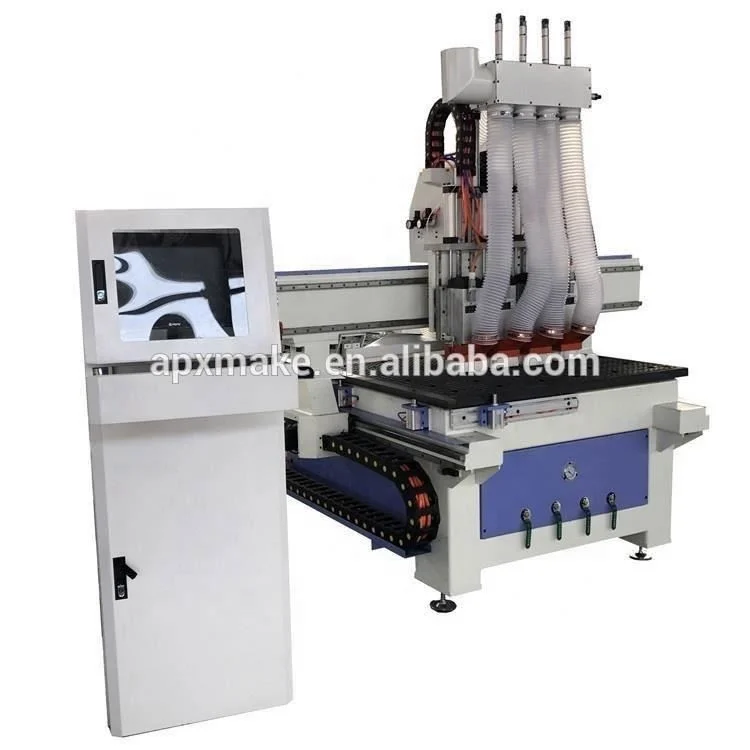  Дешевые оптовые продажи быстрая скорость четыре шпинделя мини фрезерный станок с ЧПУ деревообрабатывающий