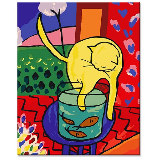 modern decorations for home wall arts hand painted abstract canvas art oil painting by numbers