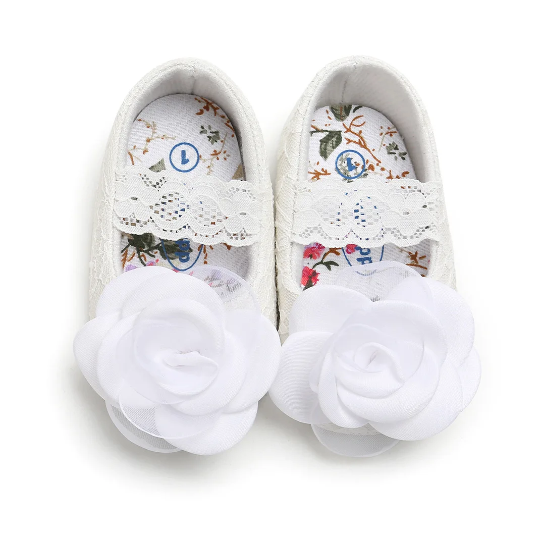 Floret Classic Baby Shoes soft soled antiskid walking shoes with Headband