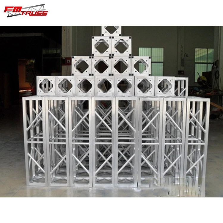 Stage Truss Roof DJ Booth Table Lighting Aluminum Prefab Concert Stages Wedding Stage Music Scene