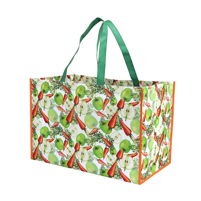 Reusable Eco Friendly Non Woven Shopping Bag Non-woven Fabric customized sublimation print tote Bag with Logo