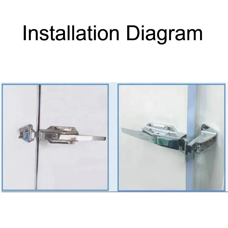 Heavy Duty 304 Stainless Steel 1178 Cold Room Door Lock Latch for Industrial Use