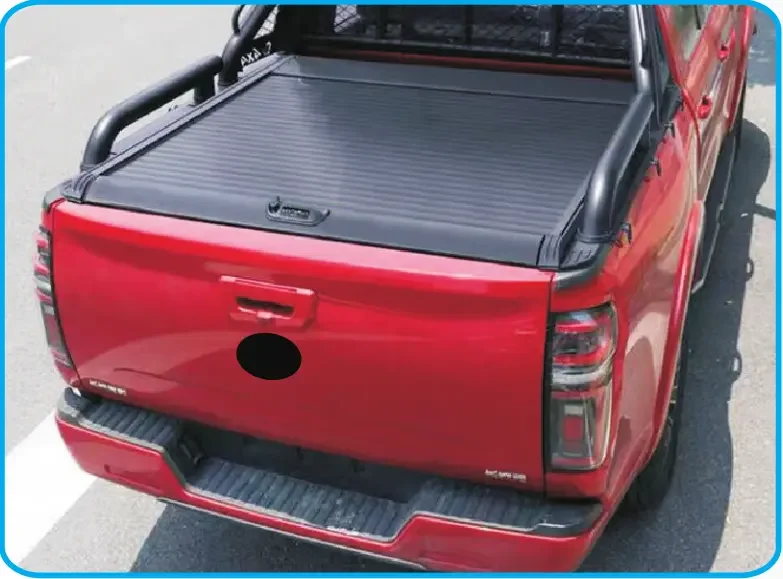 2022 high quality retractable roller lid tonneau cover for hilux pickup trucks with lock other auto accessories
