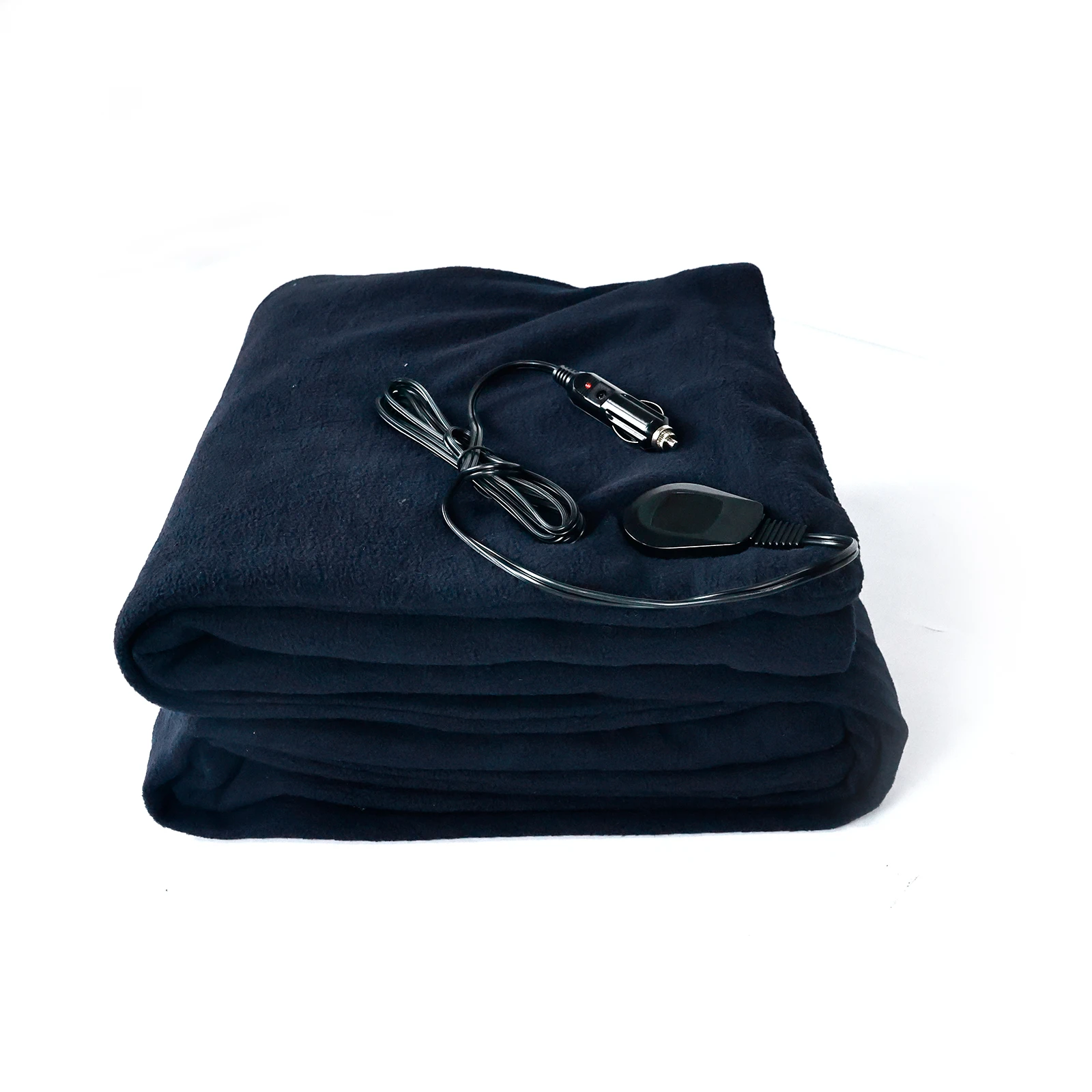 Electric Car Blanket- Heated 12 Volt Fleece Travel Throw for Car and RV-Great for Cold Weather