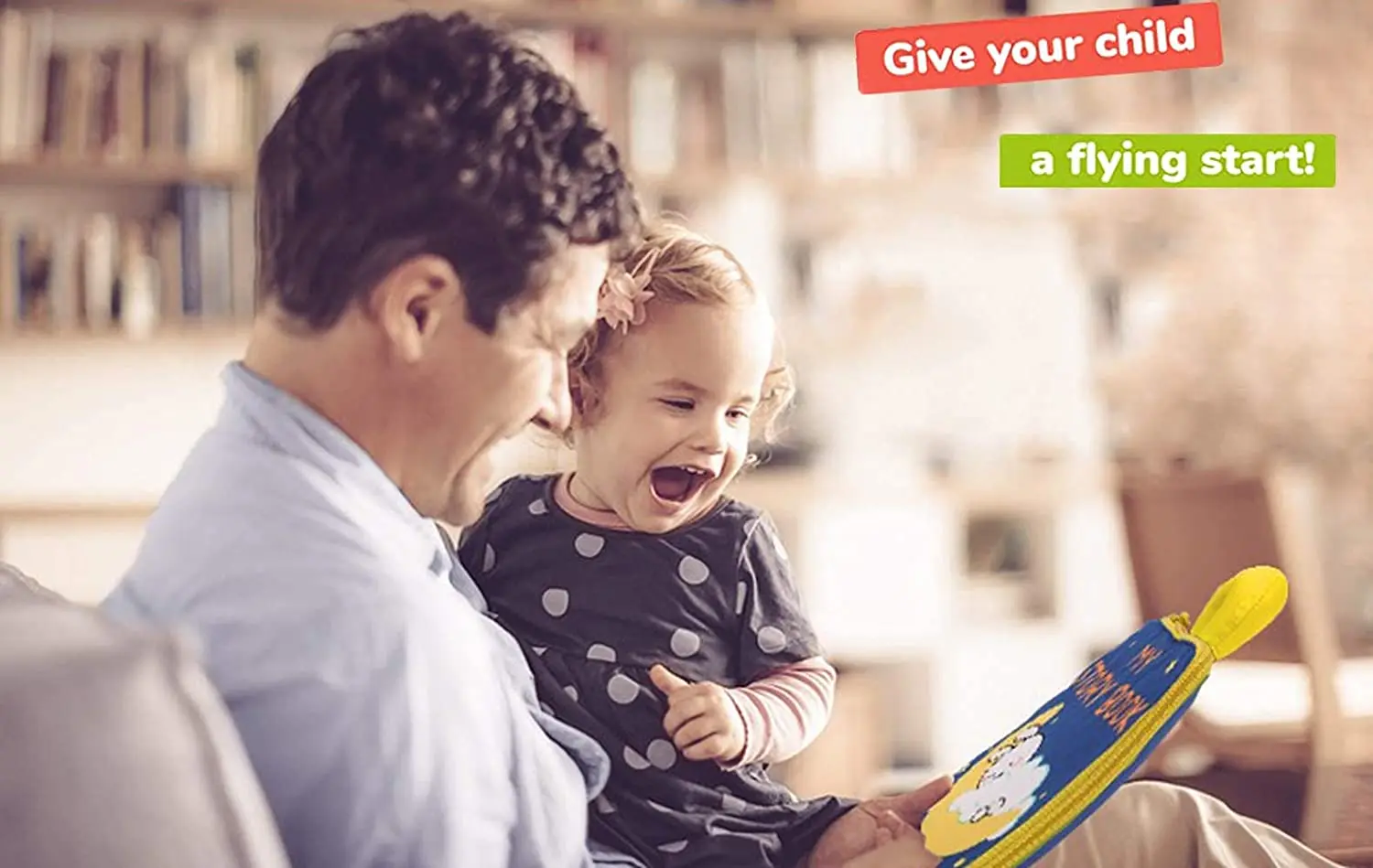 Custom Quiet Book Fabric Activity Soft Baby Books Touch and Feel Cloth Activity Crib Hanging Toys for Baby /Toddler