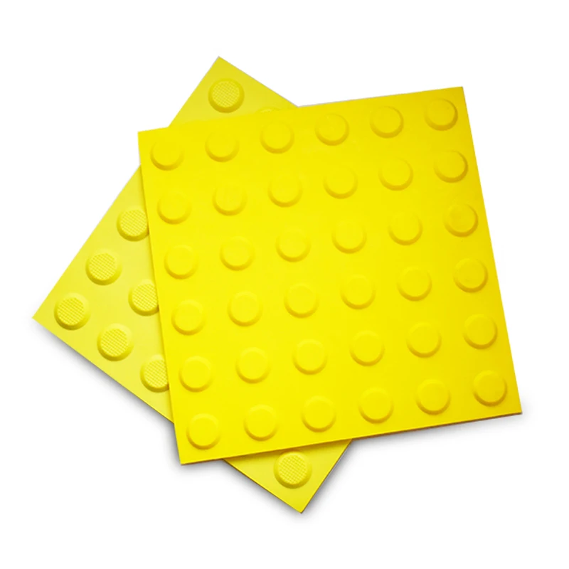 300*300MM PVC/TPE/TPU Non-Slip Floor Tactile Tile with Adhesive Tape