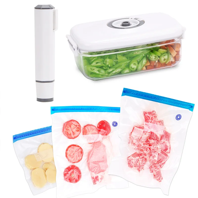 OOTD Hot Sale Food Storage Box Household Handheld Vacuum Sealer Container