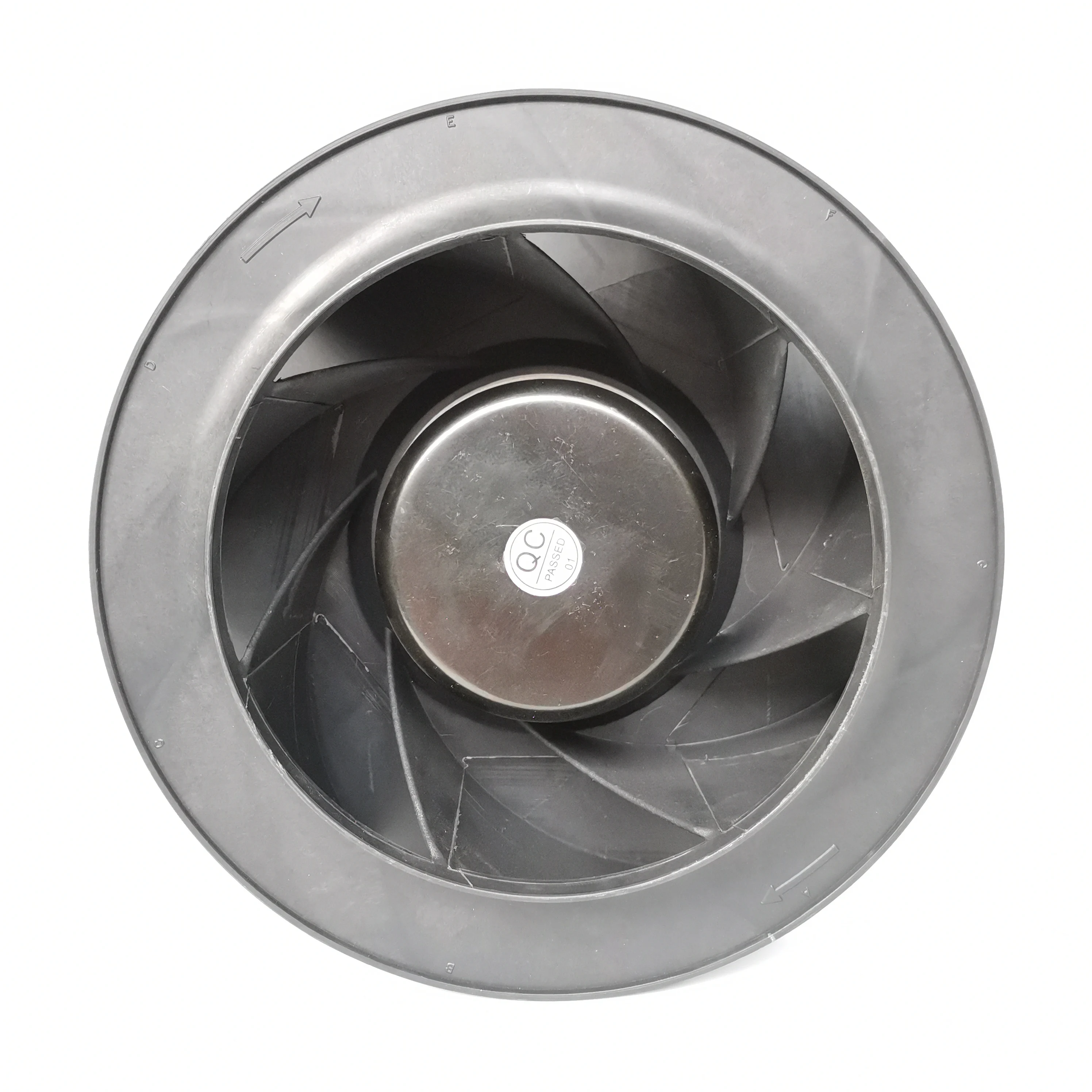 225mm Centrifugal  Dc Fan 24v 48v Industrial Centrifugal Smoke Suction Fan Brushless External Rotor Motor cooling fan
