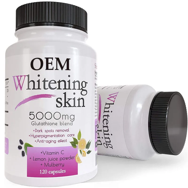 OEM Glutathione  skin whiteing capsules Glutathione whitening Pills glutathione supplement For Women skin care brightening