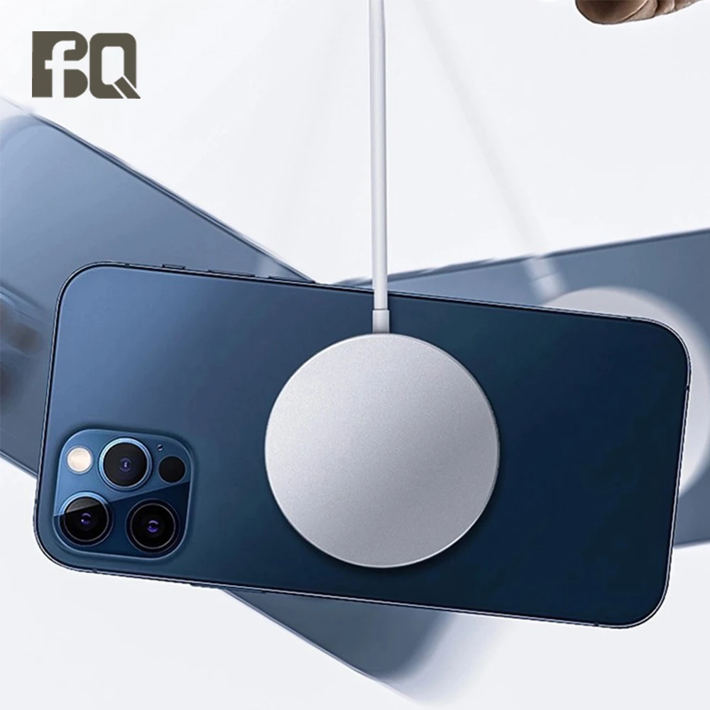 for Iphone 14 13 Pro Original Quality 15w Aluminum Magnetic Wireless Charger Fast Charging with Oem Package