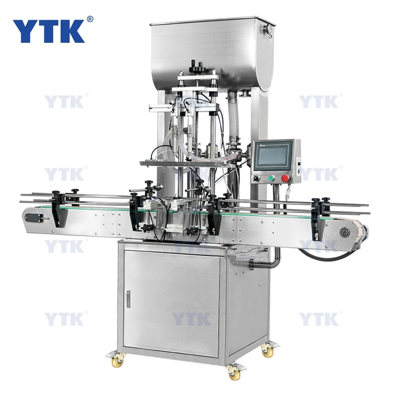 YTK-QZDG2 fill hot sauce paste syrup ketchup filler automatic 2 heads filling machine for high viscosity liquid