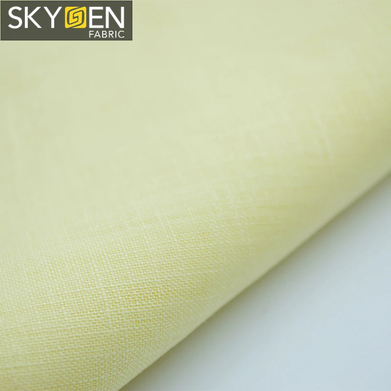 Skygen 100% льняная ткань дышащая и легкая для
