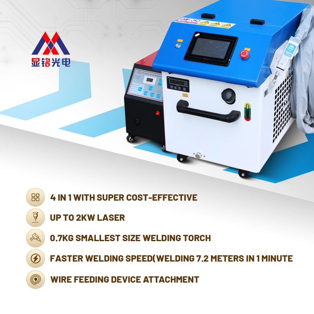 2000W Handheld Fiber Laser Welding Machine Automatic Continuous Letter Beam Advertising Laser with IPG and Max Laser Source New