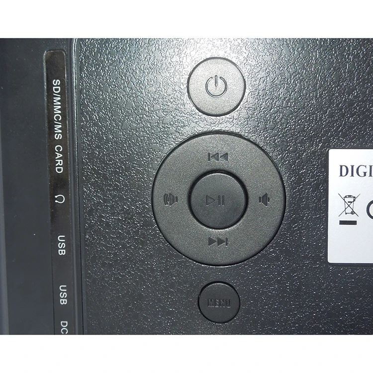 Remote Control Electronic Digital Picture Frame 9 Inch Digital Photo Frame With Mirror Protect Glass