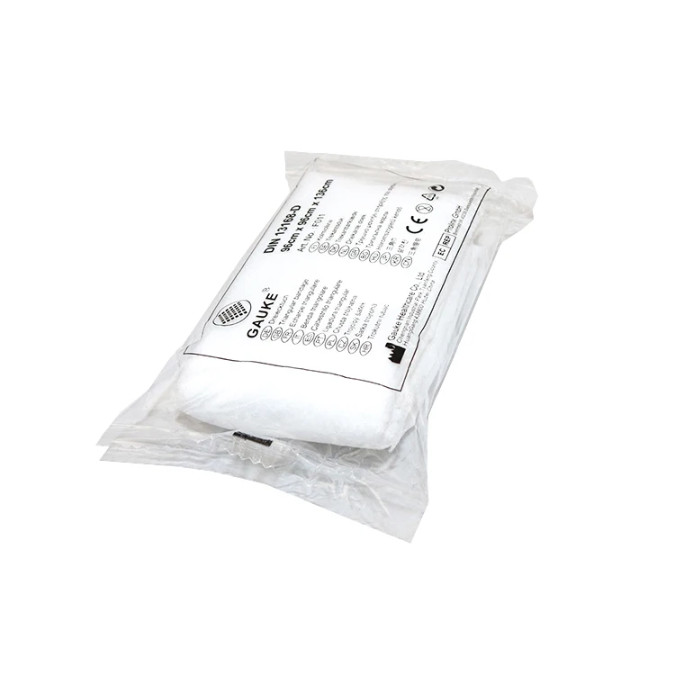 
High absorbent sterile medical w.o.w triangle gauze bandage 