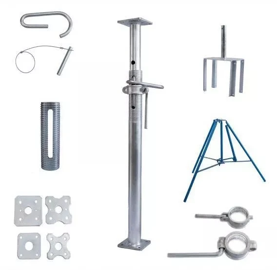 Hot Dipped Galvanized Scaffold Strut Shoring Construction Adjustable Steel Prop Scaffolding Used Metal Props