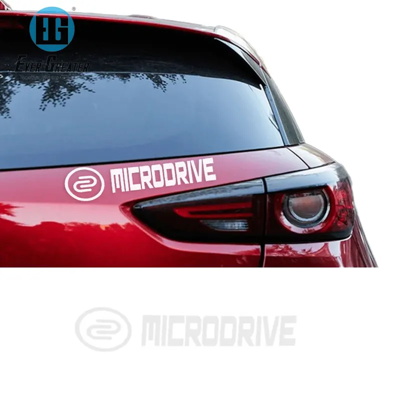 Custom Personalized UV Transfer 3 M Adhesive Removable Car Body Window Decorative Decals Stickers PVC Vinyl For Auto Sticker