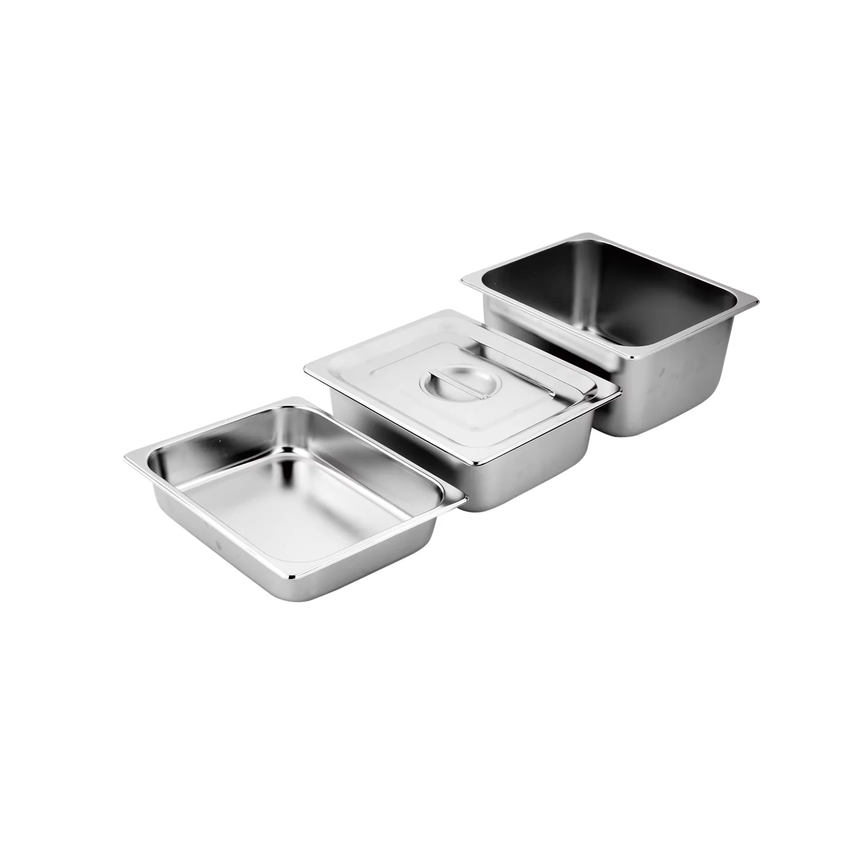 Прямая поставка с завода из нержавеющей стали GN Pan Gastronorm CAN пищевой контейнер крышкой