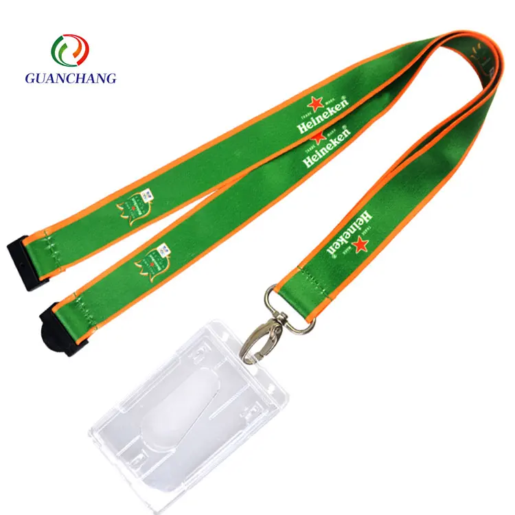 Модный рекламный подарок от поставщика на заказ, Китайский держатель для кредитной карты с индивидуальным размером, ремешок на шею