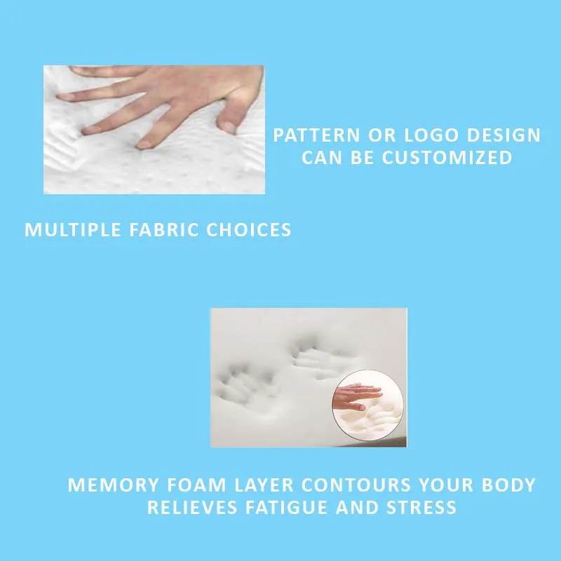 Euro Queen King Size Compress Pocket Spring Memory Foam Bed Mattress Cotton OEM Knit Plush Wool Fabric Packing Furniture Organic